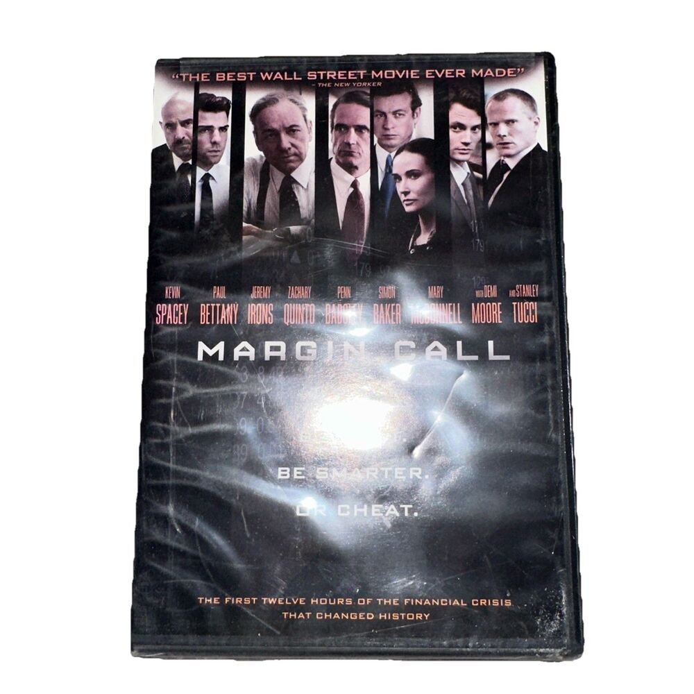 Margin Call DVD Jeremy Irons Demi Moore Simon Baker Kevin Spacey Stanley Tucci